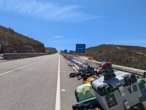 Portugal Spanien Grenze Motorradreise